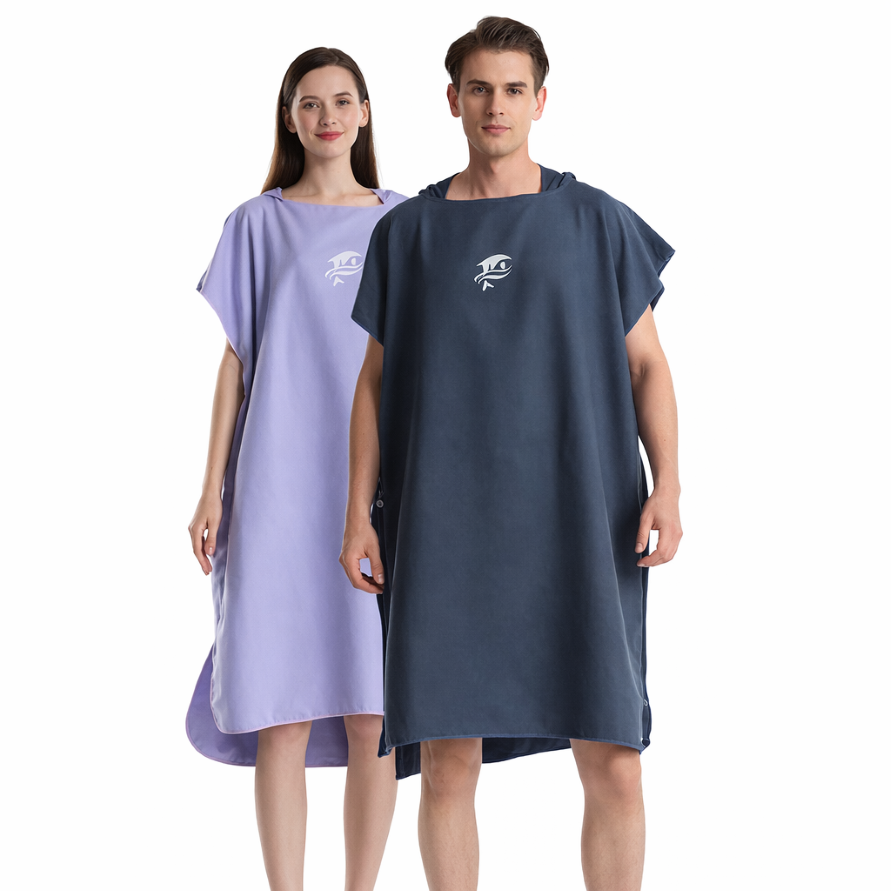 Dolphin Print Poncho