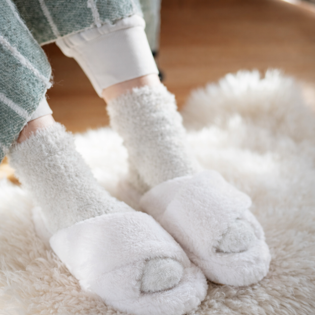 CozyCross™ Fuzzy Slippers
