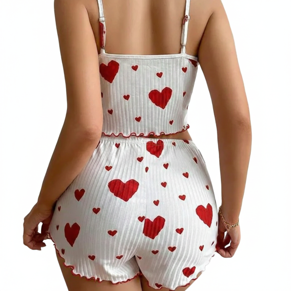 Valentine's Day Heart Pajama Set