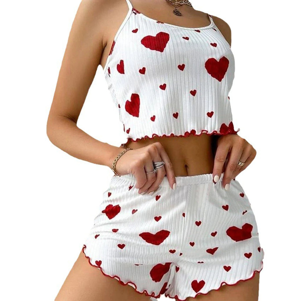 Valentine's Day Heart Pajama Set