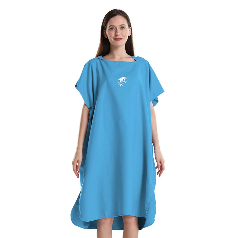 Dolphin Print Poncho