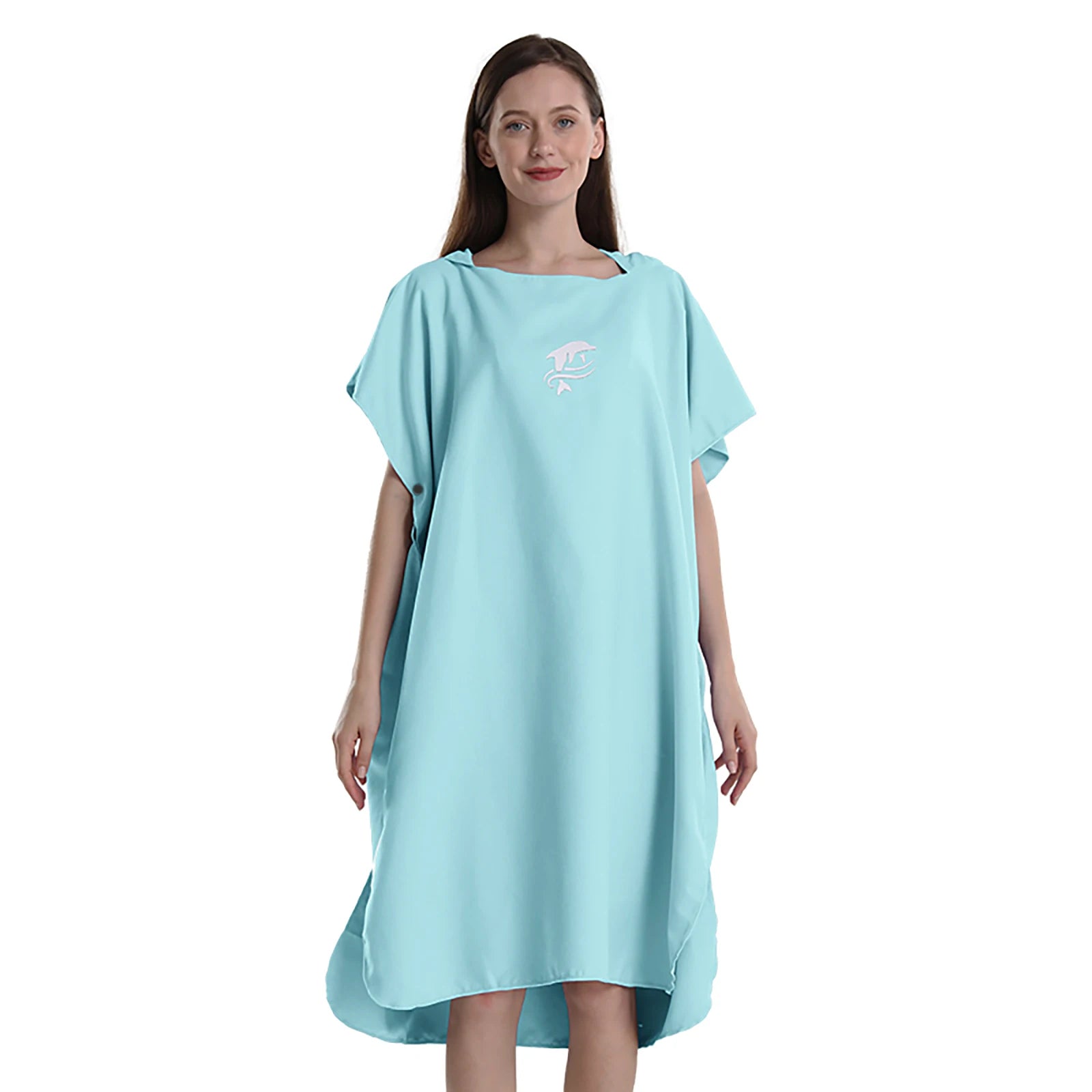 Dolphin Print Poncho