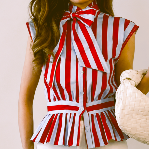 Scarlet Bow Top